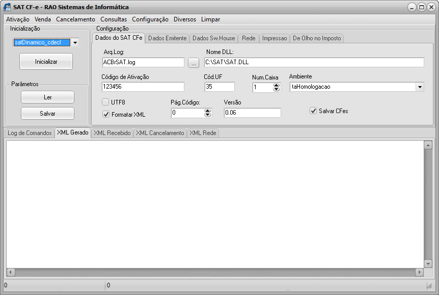 Basic 22 – Configurações do SAT