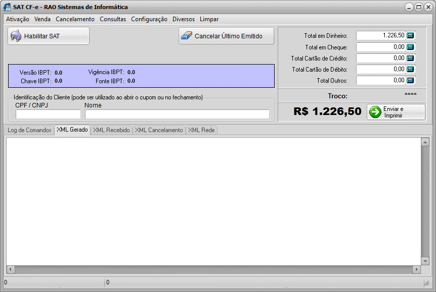 Basic 05 – Emissão de CF-e